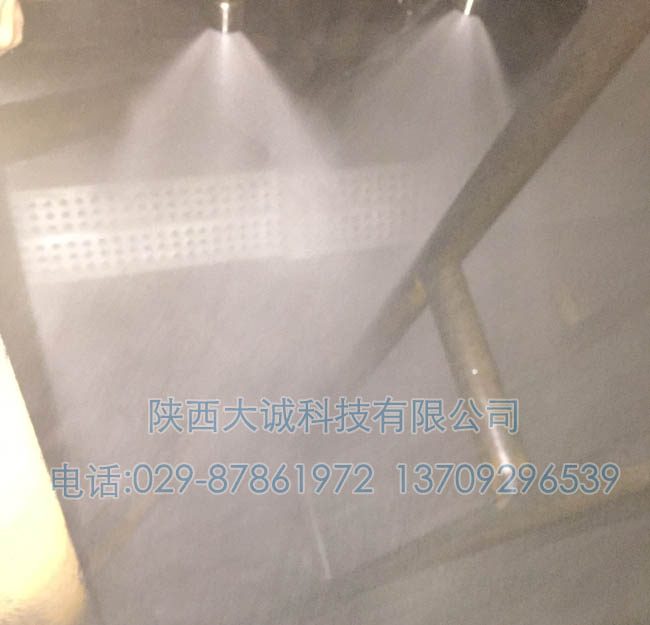 水冷機組凝汽器補水霧化效果案例